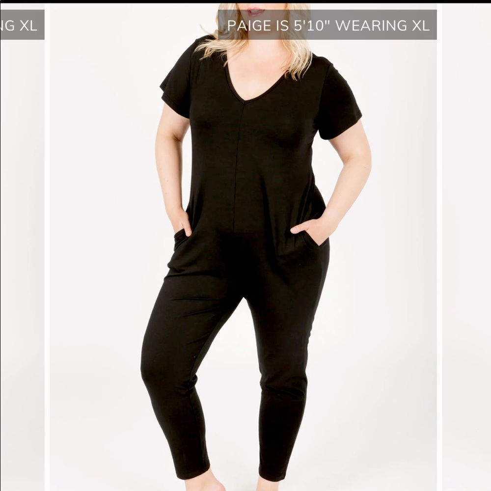 Smash & Tess Sunday Romper in Midnight Black XL
